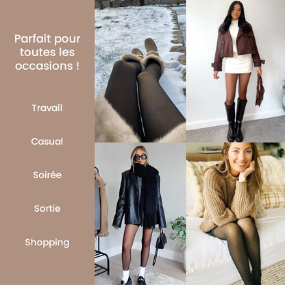 Collant polaire transparent