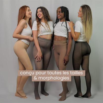Collant polaire transparent
